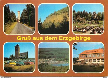 CPM Grusse aus der Erzgebirge Scheibenberg Berghaus