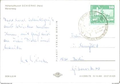 Schierke Harz Schierke Marienweg