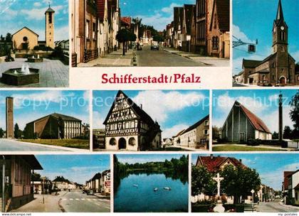 Schifferstadt Ortspartien Kirchen Fachwerk