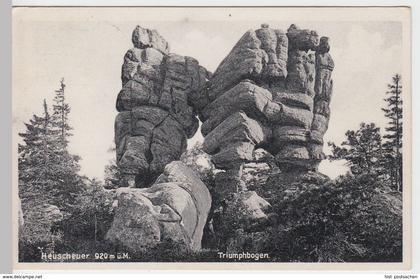 (50133) AK Heuscheuer (Góry Stolowe), Triumphbogen, 1930er