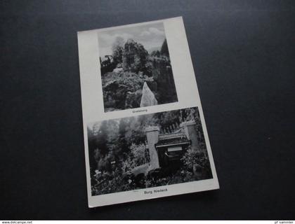 AK ehemalige Deutsche Gebiete Schlesien Waldmuseum Wölfelsgrund Mehrbild AK Gralsburg und Burg Niedeck