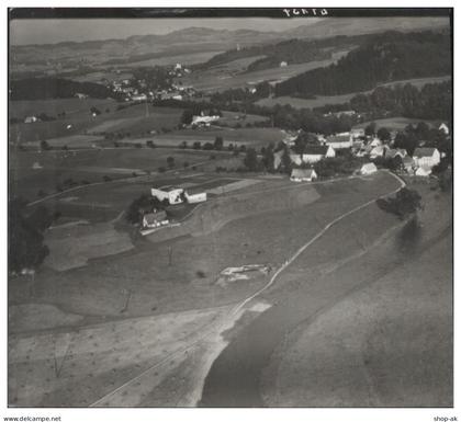 ZZ-3685/ Hartau b. Hirschberg Schlesien  Foto Luftbild 14,5 x 13 cm  ca. 1938