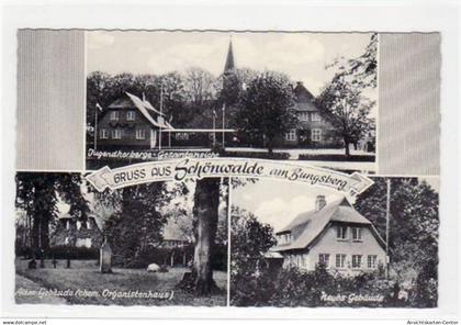 39072425 - Schoenwalde, 3 Abbildungen mit Jugendherberge ungelaufen  Gute Erhaltung.