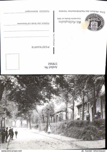 578562,Repro Kellinghusen Overdorfer Straße um 1900
