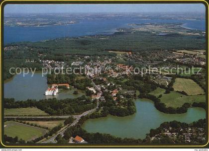 Gluecksburg Ostseebad mit Schloss Gluecksburg Fliegeraufnahme