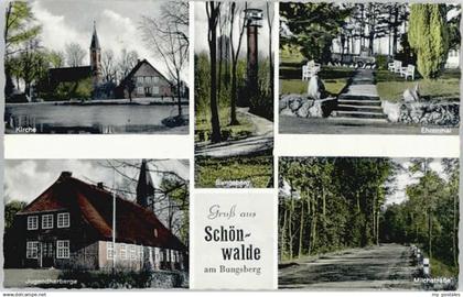 Schoenwalde Bungsberg irche Jugendherberge Ehrenmal Milchstrasse