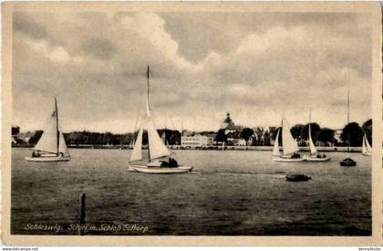 Schleswig - Schlei mit schloss Gottorp
