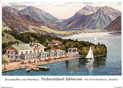 Schliersee Strandkaffee und Weinhaus Fischerstueberl Schliersee mit Fremdenheim