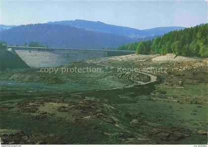 Schluchsee 1983 wurde das Wasser des Schluchsee Wasserkraftwerks abgelassen