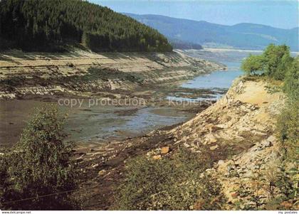 Schluchsee 1983 wurde das Wasser des Schluchsee Wasserkraftwerks abgelassen