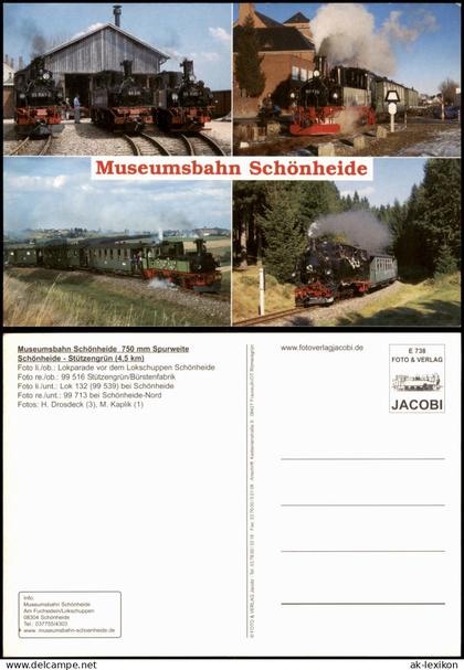 Ansichtskarte Schönheide (Erzgebirge) Museumsbahn 4 Bild 2000