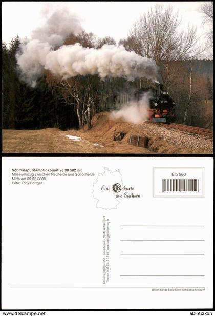 Neuheide Schönheide (Erzgebirge) Schmalspurdampflokomotive 99 582 2008