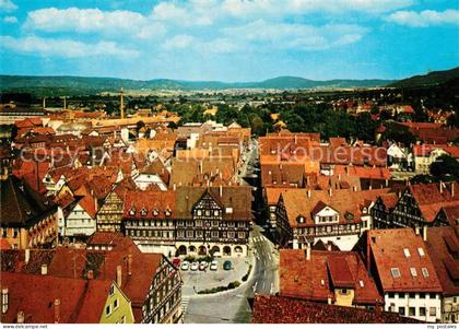 Schorndorf Wuerttemberg Blick von der Stadtkirche Altstadt
