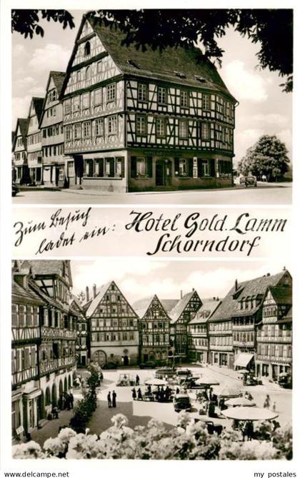 Schorndorf  Wuerttemberg Hotel Gold Lamm Marktplatz