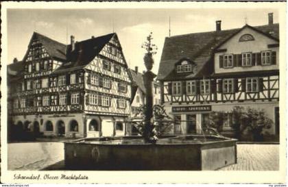 Schorndorf Wuerttemberg Schorndorf Marktplatz x 1941
