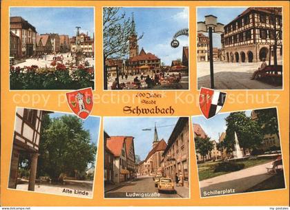 Schwabach Alte Linde Ludwigstrasse Schillerplatz