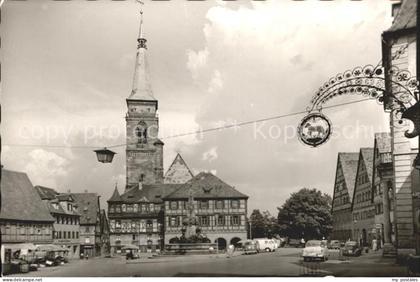 Schwabach Marktplatz Rathaus St. Johanniskirche