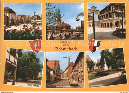 Schwabach Schillerplatz Ludwigstrasse Alte Linde