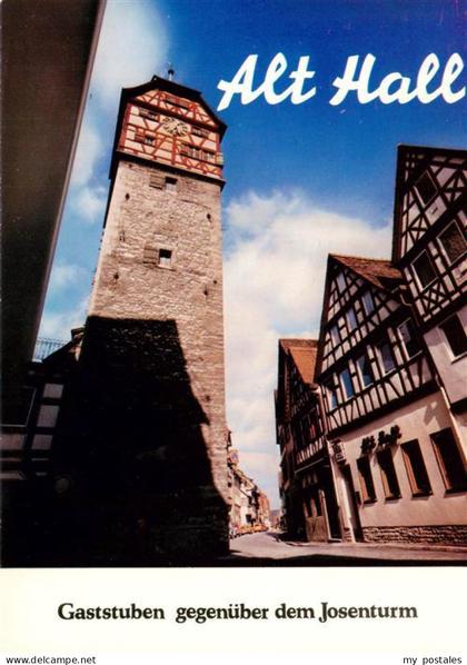 Schwaebisch Hall Alt Hall Gaststuben gegenueber dem Josenturm