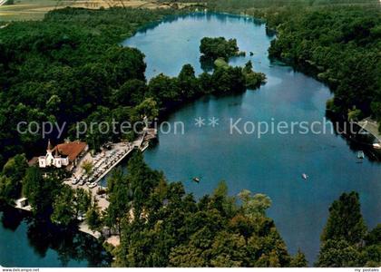 Schwalmtal Niederrhein Inselschloesschen Hariksee Fliegeraufnahme