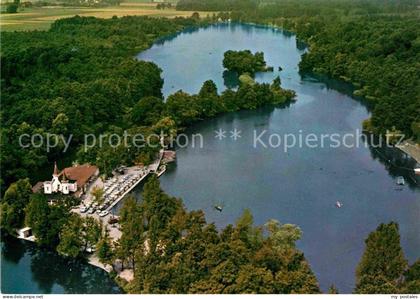 Schwalmtal Niederrhein Inselschloesschen Hariksee Fliegeraufnahme