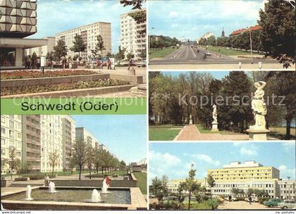 Schwedt Oder Platz der Befreiung Leninallee Kreiskrankenhaus