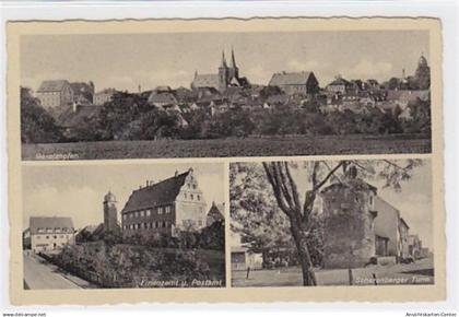 39037475 - Gerolzhofen mit 3 Abbildungen gelaufen 1944 kleiner Knick oben links, sonst gut erhalten