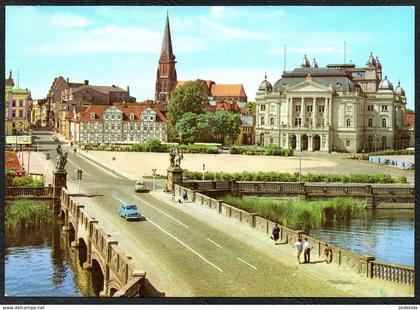 D3400 - TOP Schwerin Dom Kirche Theater Opernhaus - Verlag Bild und Heimat Reichenbach