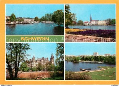 Schwerin Mecklenburg Anlegestelle Weissen Flotte Schloss Schwerin