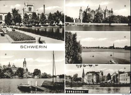 Schwerin Mecklenburg Schwerin Pfaffenteich Schloss Theater