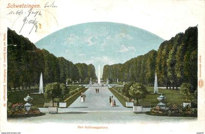 CPA Schwetzingen Der Schlossgarten
