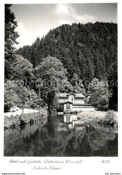 Lichtenhain Sebnitz Hotel Gaststaette Lichtenhainer Wasserfall