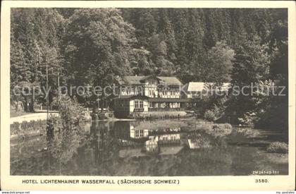 Lichtenhain Sebnitz Hotel Lichtenhainer Wasserfall Teich