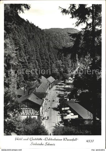 Lichtenhain Sebnitz Hotel und Gaststaette Lichtenhainer Wasserfall