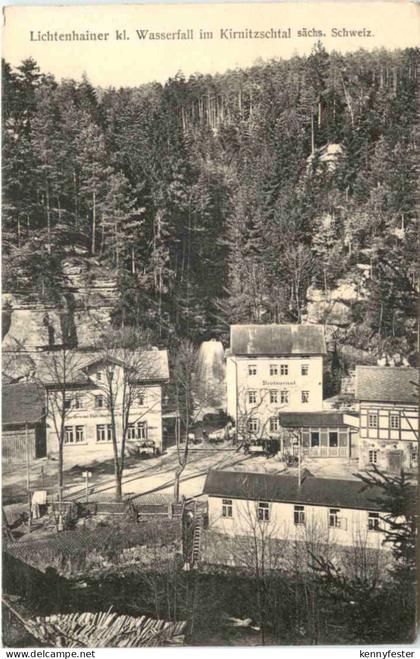 Lichtenhainer Wasserfall im Kirnitzschtal - Sebnitz