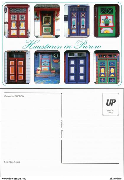 Ansichtskarte Prerow Haustüren 1995