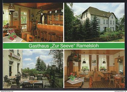 AK Ramelsloh / Seevetal, Gast- und Pensionshaus Zur Seeve, Innen- und Aussenansicht, Hinter den Höllen 1