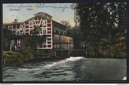 AK Seevetal, Horster Mühle, vom Wasser gesehen