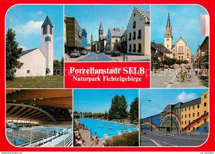Selb Kirchen Strassenpartien Hallen und Freibad