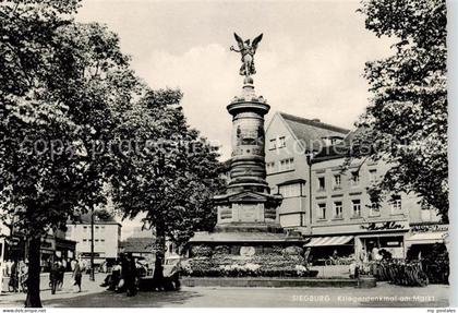 Siegburg Kriegerdenkmal am Markt