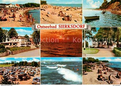 Sierksdorf Strand Brandung Sonnenuntergang Kurpark