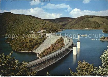 Simmerath Urftsee mit Staumauer