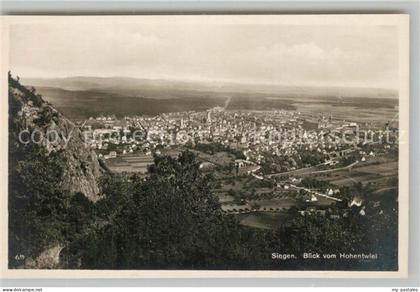 Singen Hohentwiel Blick von Hohentwiel