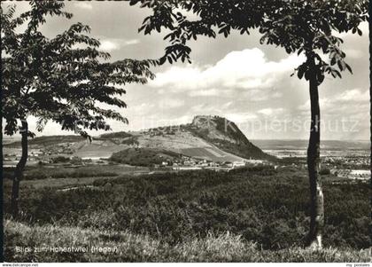 Singen Hohentwiel Panorama Blick zum Hohentwiel