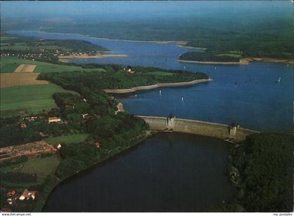 Soest Arnsberg Fliegeraufnahme Sperrmauer der Moehnetalsperre