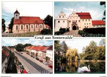 Sonnewalde Ev Kirche Schloss Marktplatz Park