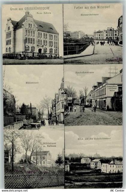 01900 O8501 Großröhrsdorf , OL - Neue Schule Mühlstraße Rathaus Mitteldo... - 13431542