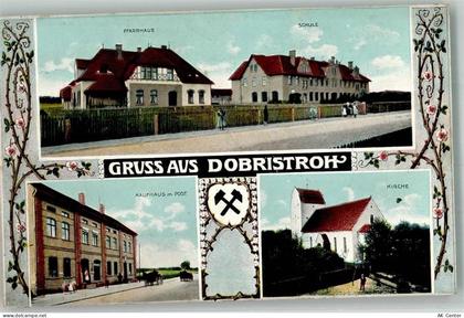 01983 O7805 Großräschen - Dobristroh Kaufhaus Post Pfarrhaus Schule Berg... - 13661077