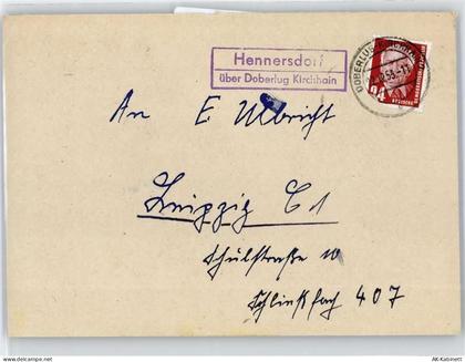 03253 O7981 Doberlug-Kirchhain - Landpoststempel Hennersdorf - 51324124