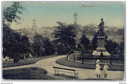 08209 O9700 Auerbach , Vogtl 1910 - Blick auf Auerbach - 51663305